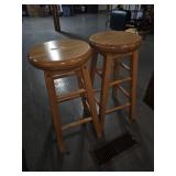 2 Like New Swivel Bar Stools