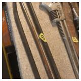 Lot of 3 metal bar pry etc