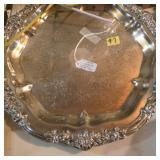 Silverplate Cocktail Server Tray FB Rogers