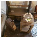 Nice decor lot of wooden items, towel holder +