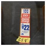 100 mini mag long rifle cartridge ammo