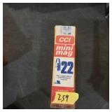 100 mini mag long rifle cartridge ammo