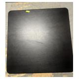Large Square Black Table