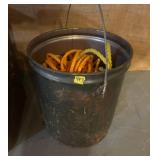 Vintage Bucket with Braided Rope