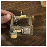 Mini ELGIN Quartz Clock in Workmens toolbox