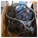 Box lot of cords