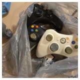 Lot of gaming controllers