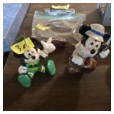 Mickey and Minnie figurines