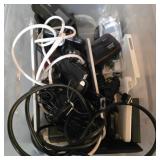 Tote of miscellaneous wifi, Cords etc