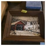 Small linen print