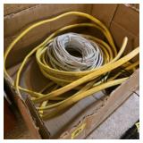 Box lot of wire
