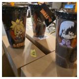 Dr. Stone plastic tumbler lot of 3
