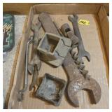 Miscellaneous tool lot wrenches and more
