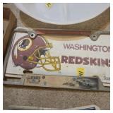 Washington Redskins/  Joe Gibbs Racing plates