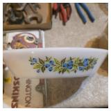 Glasbake Vintage dish divided