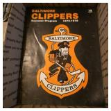 Baltimore Clippers Hockey Team Program 1975-76