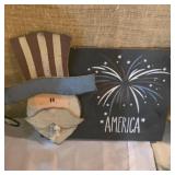 America Uncle Sam Wall Haning Decor