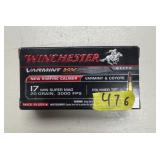 17 Winchester Super Mag Ammunition Full