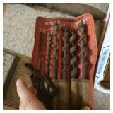Vintage lot of auger bits