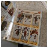 Binder of 1993 gameday collector cards