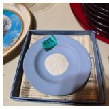 Wedgwood Blue Jasperware Sand Dollar Dish
