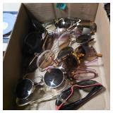 Box lot of glasses / sunglasses