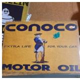 Conoco Motor Oil Advertising Sign