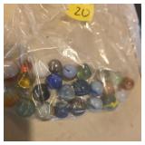 Vintage Marble Lot Various Styles and Sizes