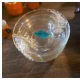 4 Clear Glass Bowls