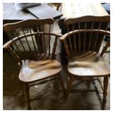 Vintage Cochrane Highback Dining Chairs Lot of 2