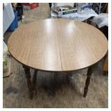 Vintage round kitchen table