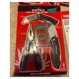 Sheffield 4-Piece Multi-Tool and Knife Set