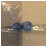 Vintage Marble Lot Blue Swirl Abelone