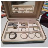 Rings in Jewelry Display Box