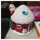 Holiday Ceramic Light-Up House Decor