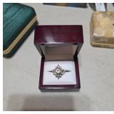 Womens Cluster Ring Size 7