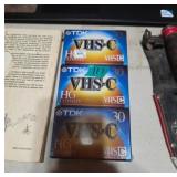 3 TDK VHS-C HG Ultimate 30-Minute Tapes