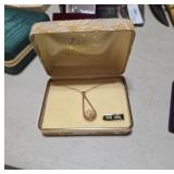 12K Gold-Filled Opal Necklace in Radiant Box