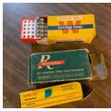 Vintage Ammunition Boxes with Contents