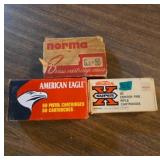 Vintage Empty Ammunition Boxes