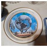 Vintage 1964-1965 New York Worldï¿½s Fair Plate