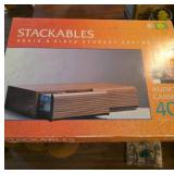 Stackables Audio and Video Storage Cabinet