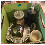 Household Items in Decorative Box