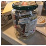 Matchbooks in Glass Jar