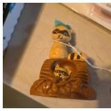 Avon 1982 Racoon Mini-Pomander Figurine