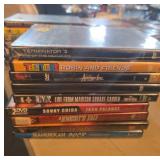 10 DVDs Featuring Various Titles