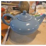 Patra Blue Stoneware Teapot
