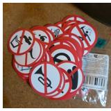No Not Allowed Symbol Cartoon Stickers/Funny