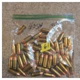 Bag of 45 .40 S&W Caliber Rounds