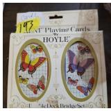Hoyle Playing Cards Butterfly Bridge Set